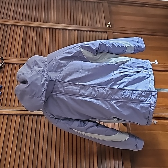 Vintage Alaska Frontier winter snow ski jacket removable hood zipper nylon coat - Picture 7 of 13